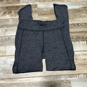 Free People Movement Charcoal Gray Leggings Size XS Cropped Keyhole Leggings